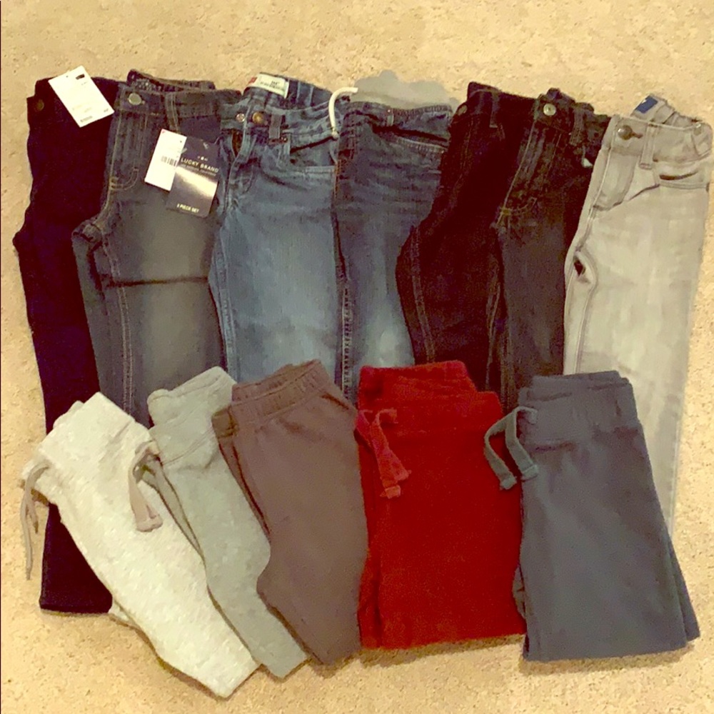 4T pants boys lot. Bundle. 12 items. 3 new w/ tags